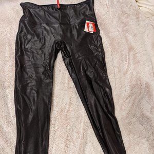 FAUX LEATHER LEGGINGS SPANX
